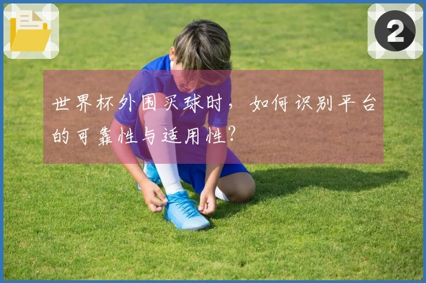 世界杯外围买球时，如何识别平台的可靠性与适用性？